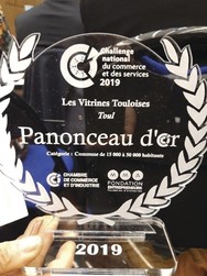 Panonceau OR 2019 LES VITRINES TOULOISES